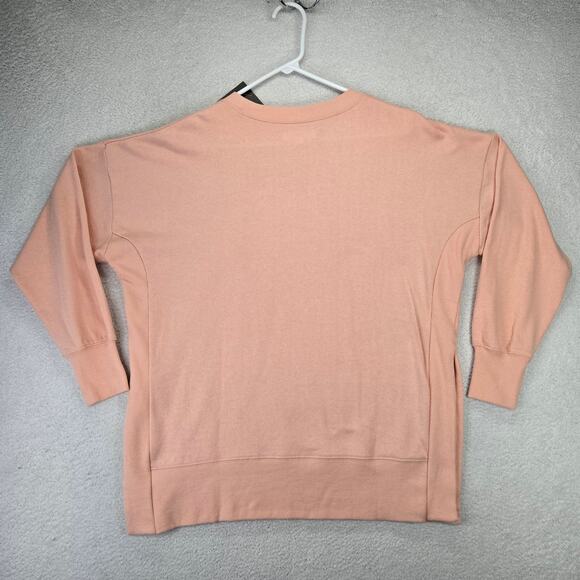 Grayson Social Oversized Sweatshirt Womens M Chicago Graphic Pullover Pink New - Picture 6 of 9